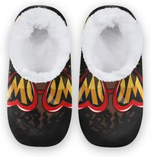 Unisex Fuzzy House Slippers Memory Foam Warm Slip Shoes Fur Lining M-XXL