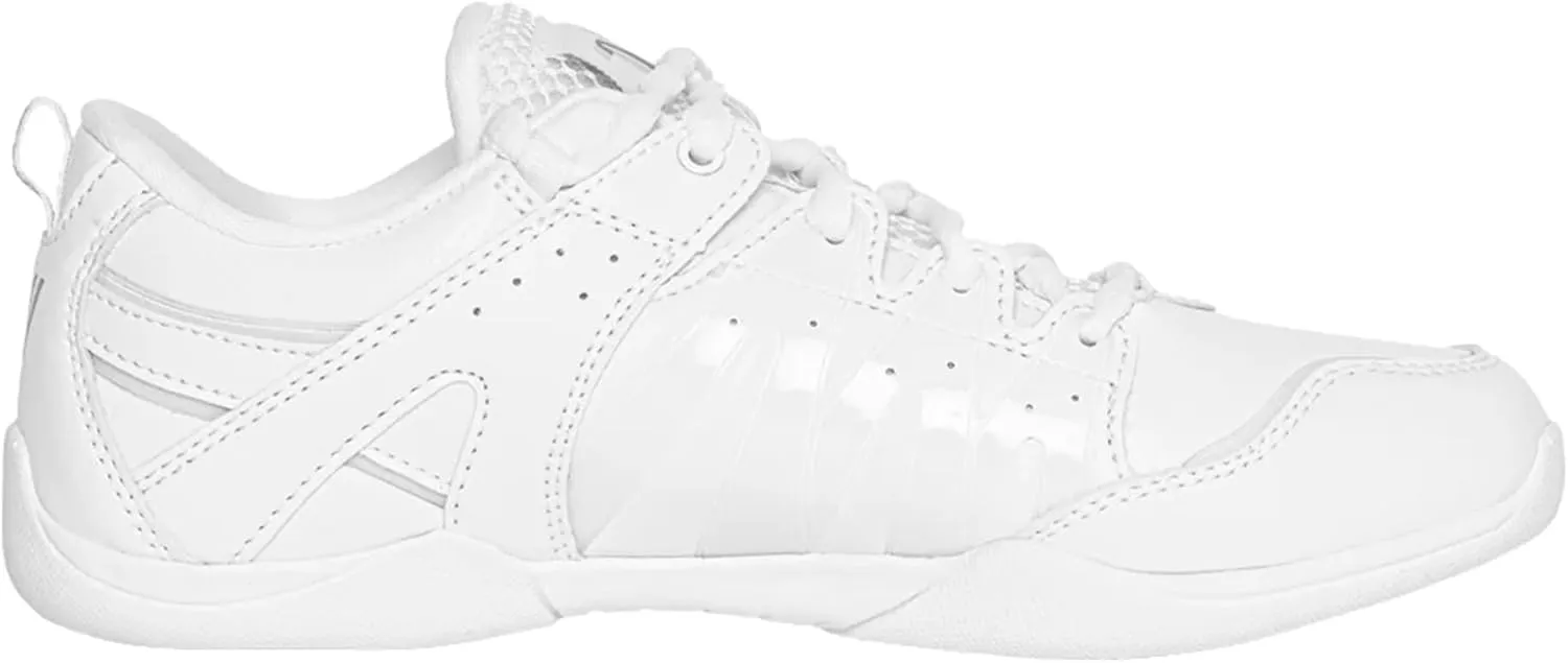 Varsity Charge Cheer Shoes for Girls - Lightweight and Durable White Cheer Shoes for Cheerleaders and Athletes
