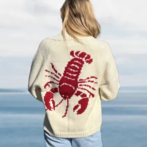 Varsity Chunky Lobster Cardigan