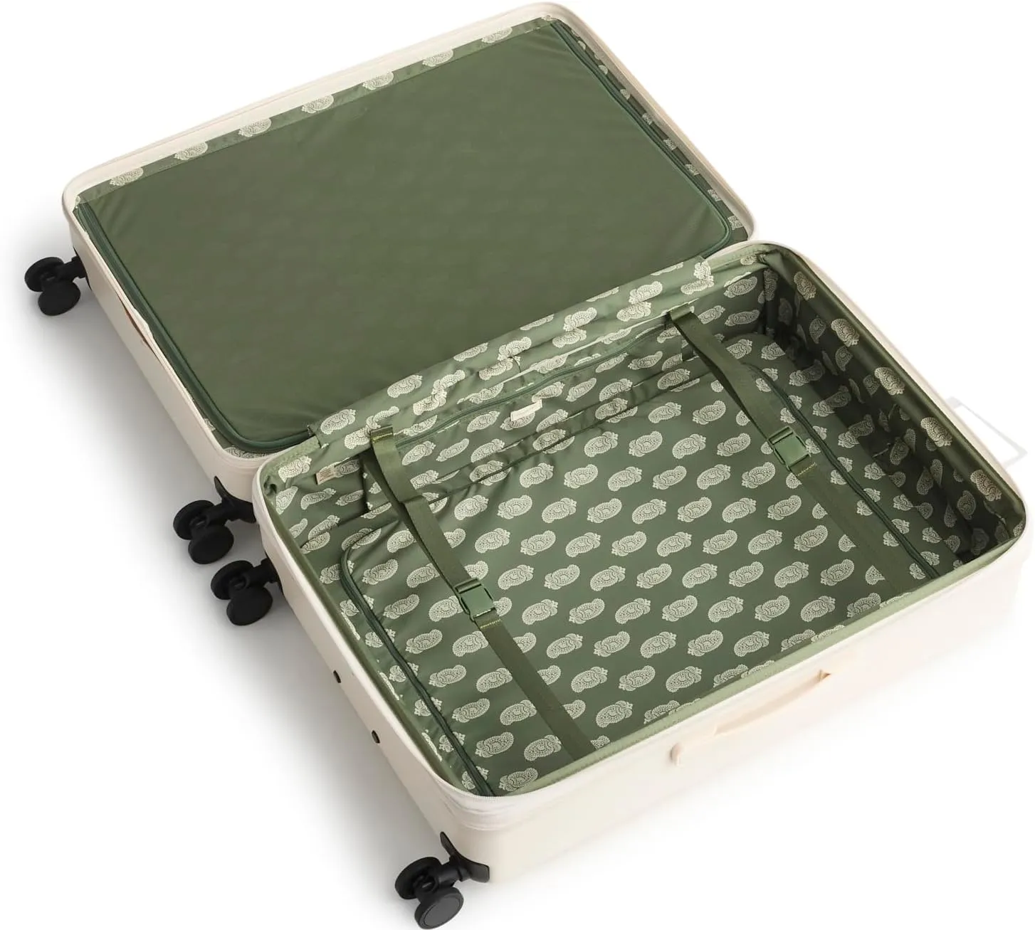 Vera Bradley Hardside 29 Inch Adair Spinner, Cottage Cream