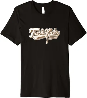 Vintage Style Fresh Kicks Laced Daily Premium T-Shirt