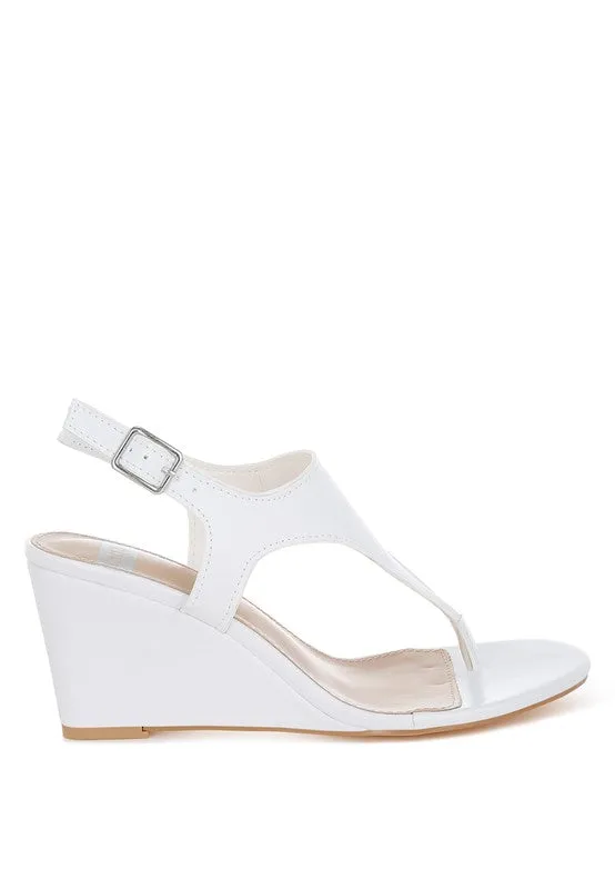 Wami Real Leather Wedge Heel Sandals