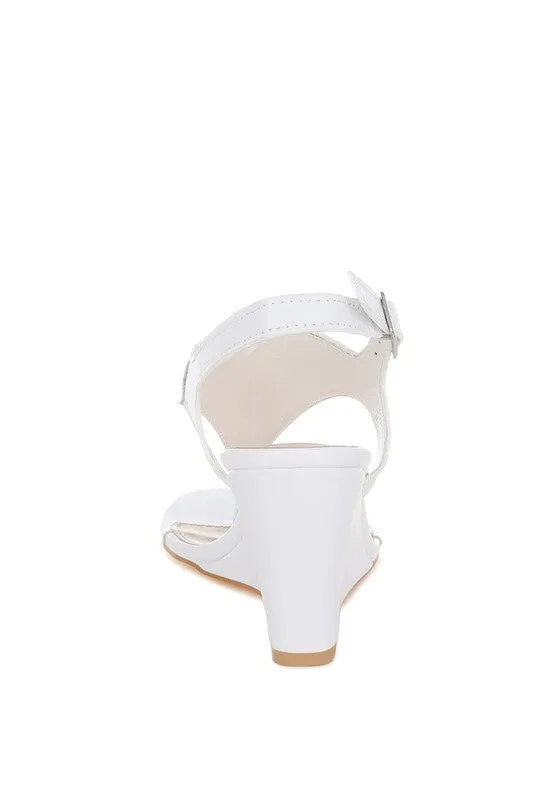 Wami Real Leather Wedge Heel Sandals