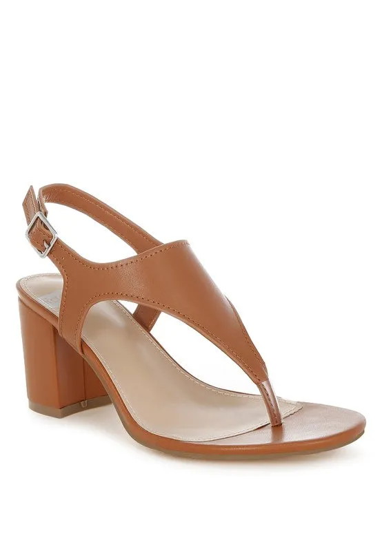 Wami Real Leather Wedge Heel Sandals