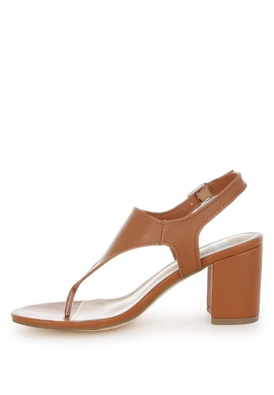 Wami Real Leather Wedge Heel Sandals
