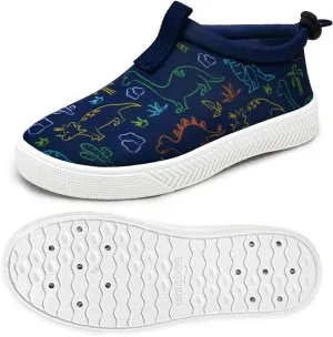 WateLves Toddler Water Shoes Kids Boys and Girls Quick Dry Water Sneakers Slip On Aqua Swim Shoes for Beach Daily Walking