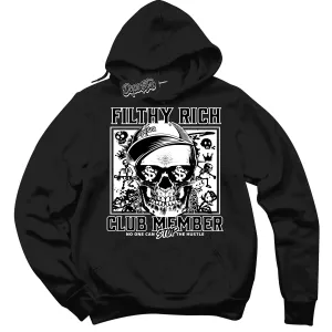 White Thunder 4s Sneaker Hoodie Filthy Rich Graphic