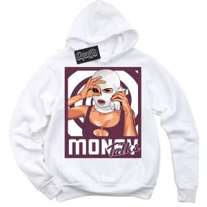 White Viotech Dunks Sneaker Hoodie Money Talks Graphic