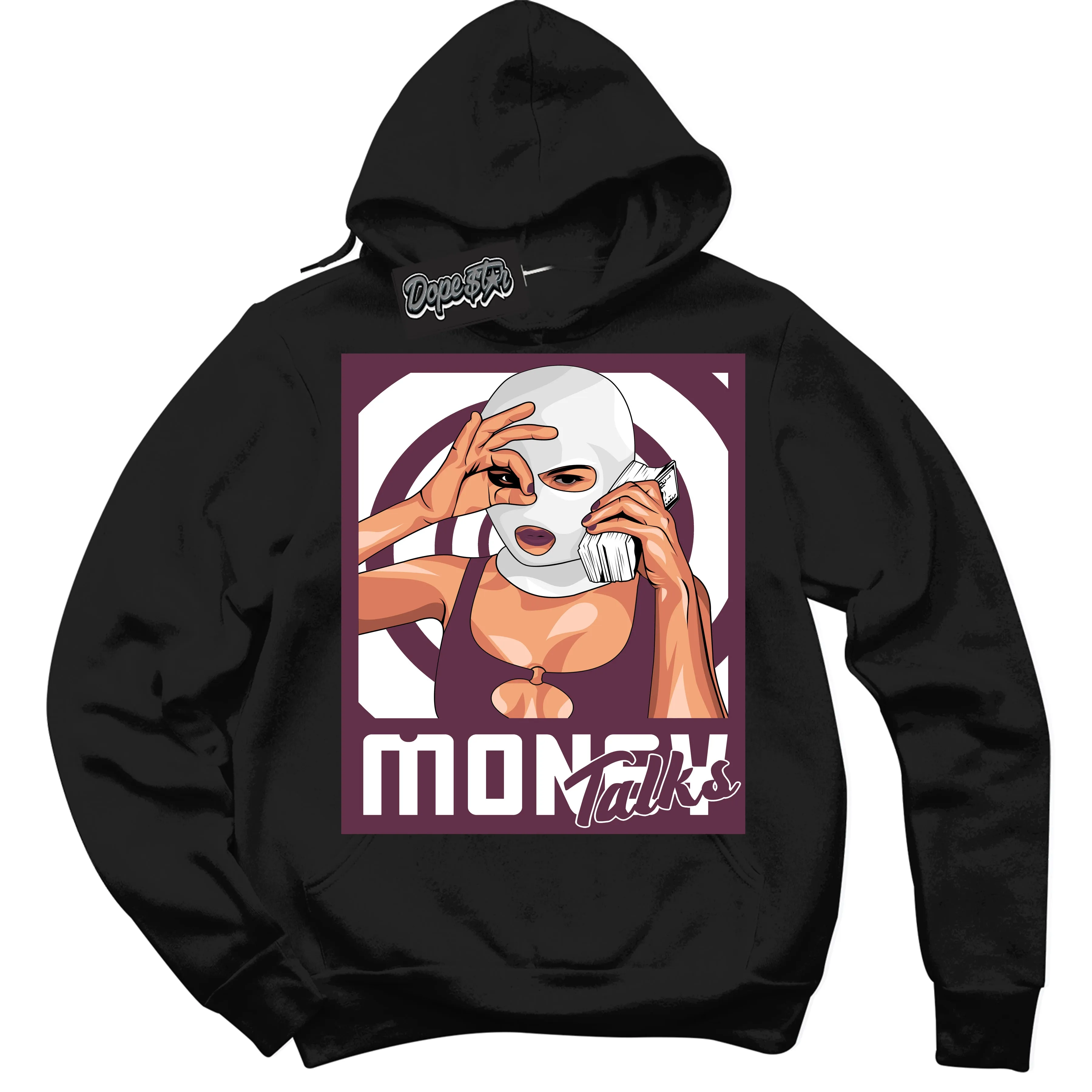 White Viotech Dunks Sneaker Hoodie Money Talks Graphic