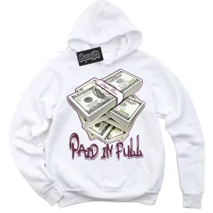 White Viotech Dunks Sneaker Hoodie Paid In Full Graphic