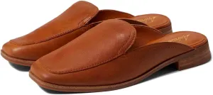 Women Low Flat Heel Mules Square Closed Toe Two-Toned Mule Sandals Slip-On 1” Chunky Stacked Heels Loafers Backless Slide Shoes Patchwork Office Club Comfort Daily Casual Retro 4-11 M US
