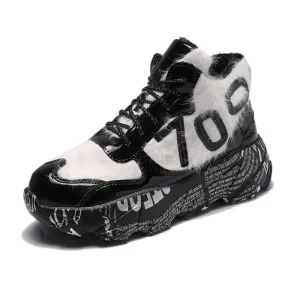 women nevada furry chunky sneaker – trendy, cozy and durable | nevada™
