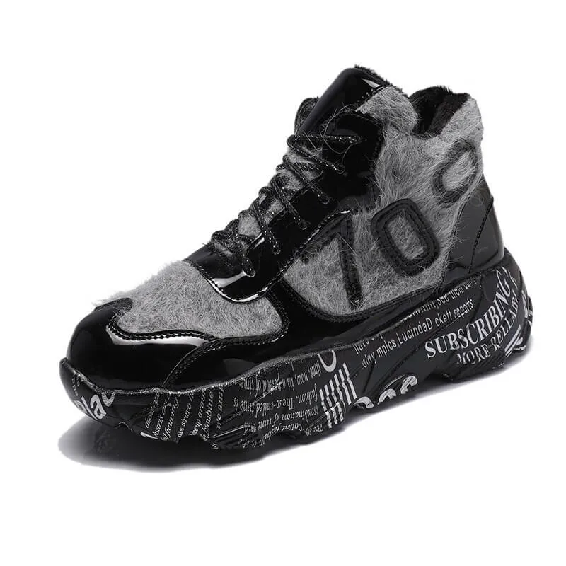 women nevada furry chunky sneaker – trendy, cozy and durable | nevada™