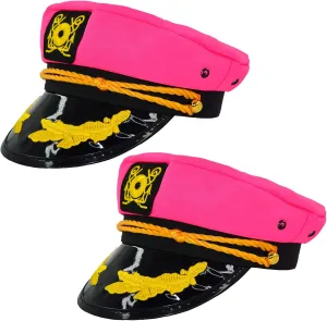 Women's Captain Hat, Bride Captain Hat Boat Admiral Cap, Snapback Nautical Bachelorette Party Hats