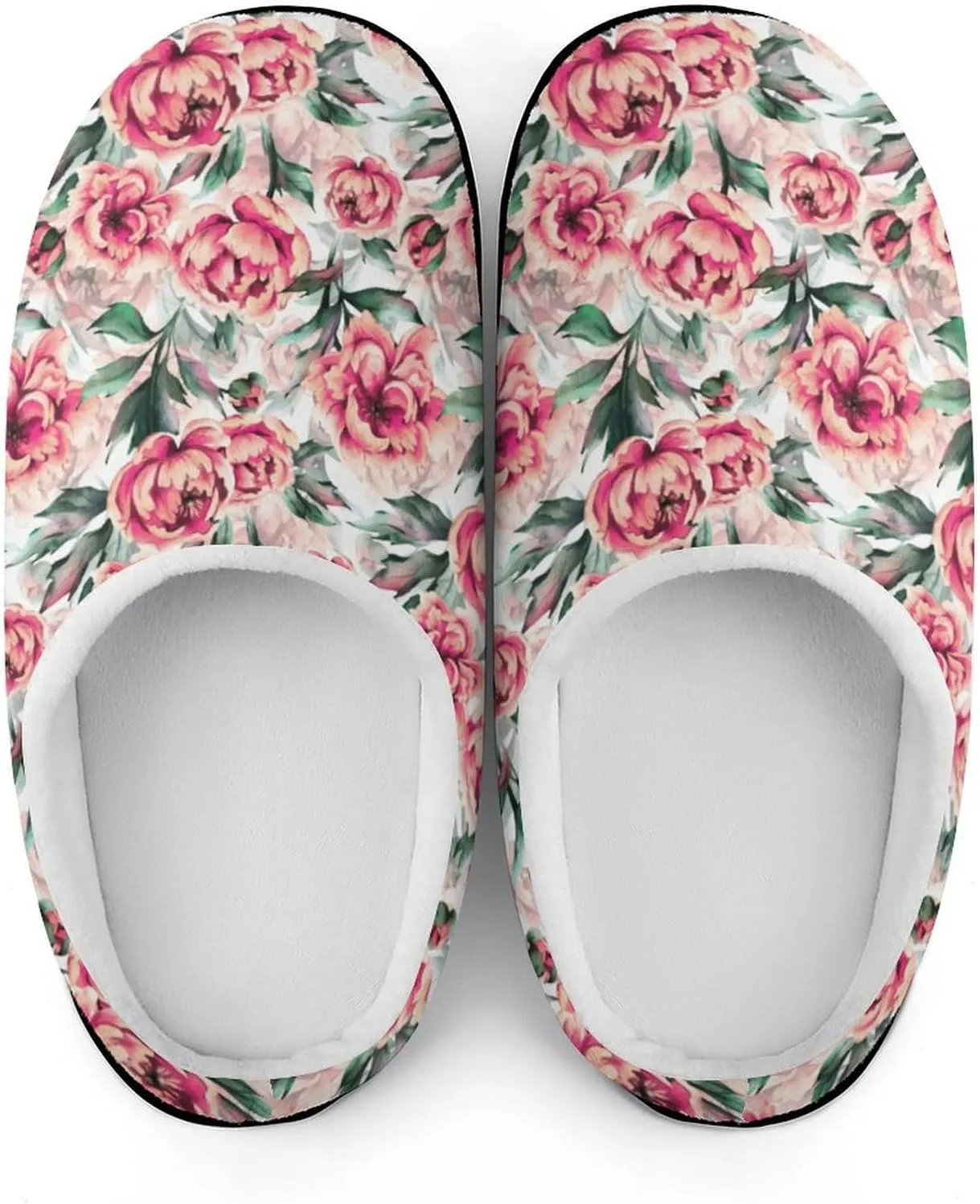 Womens Clog Slippers Comfy Bedroom Slip-On Shoes Ladies Halloween Slippers Warm Cotton House Slippers Indoor Outdoor