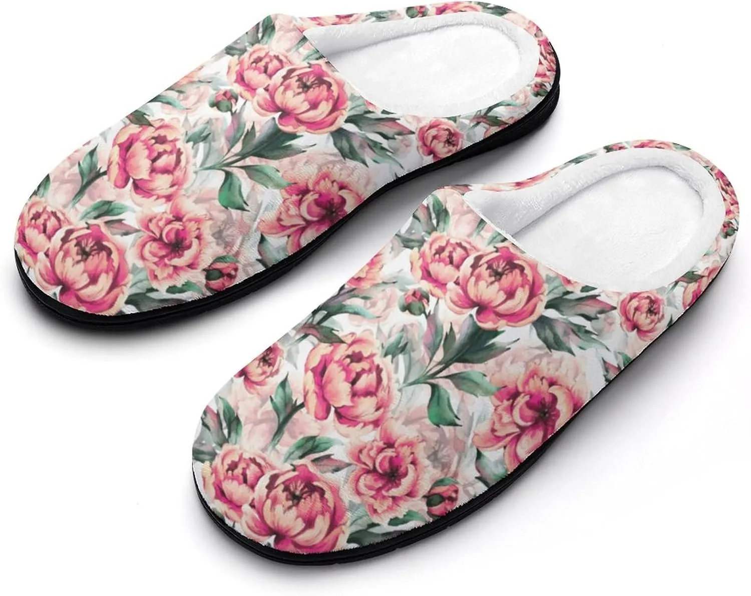 Womens Clog Slippers Comfy Bedroom Slip-On Shoes Ladies Halloween Slippers Warm Cotton House Slippers Indoor Outdoor
