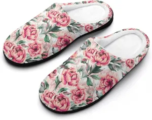 Womens Clog Slippers Comfy Bedroom Slip-On Shoes Ladies Halloween Slippers Warm Cotton House Slippers Indoor Outdoor