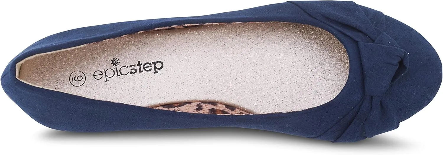 Women's flats with knot front Cute Ballet Flats for Women Casual or Dressy shoes for women Comfortable flats womens shoes