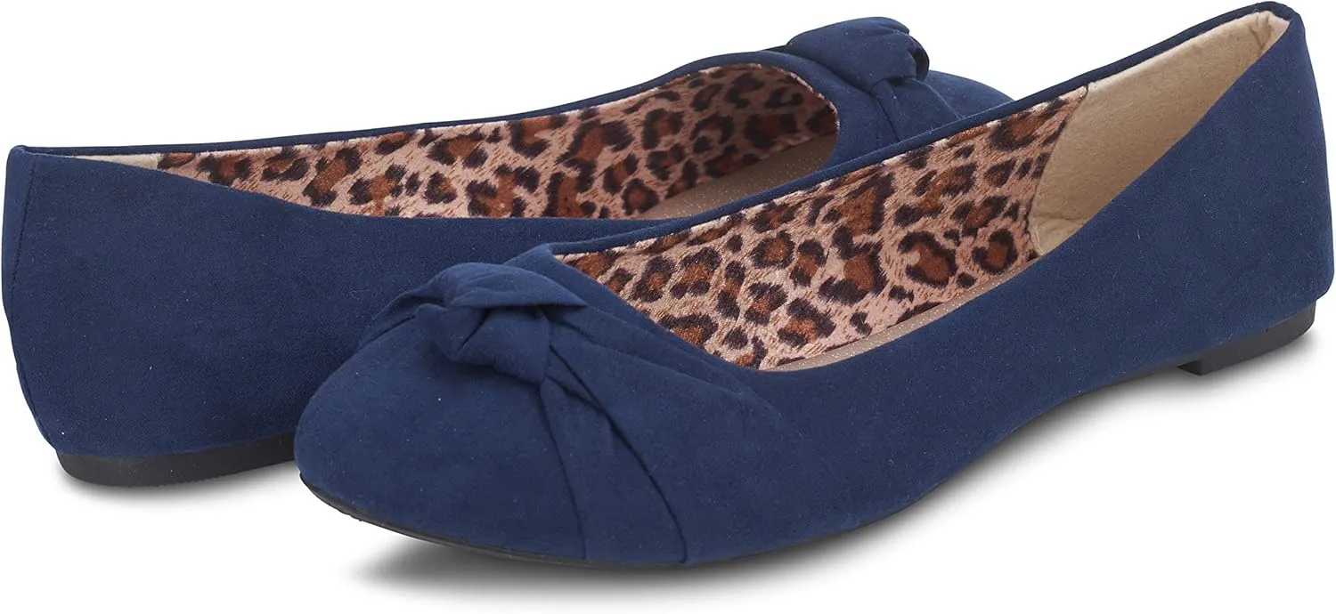Women's flats with knot front Cute Ballet Flats for Women Casual or Dressy shoes for women Comfortable flats womens shoes