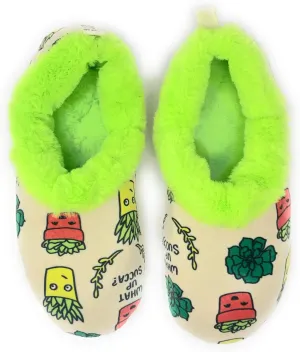 Women's Fuzzy Plush Non-Slip Slippers, Warm Comfy Cozy House Slippers, Fleece Lined Indoor Shoes