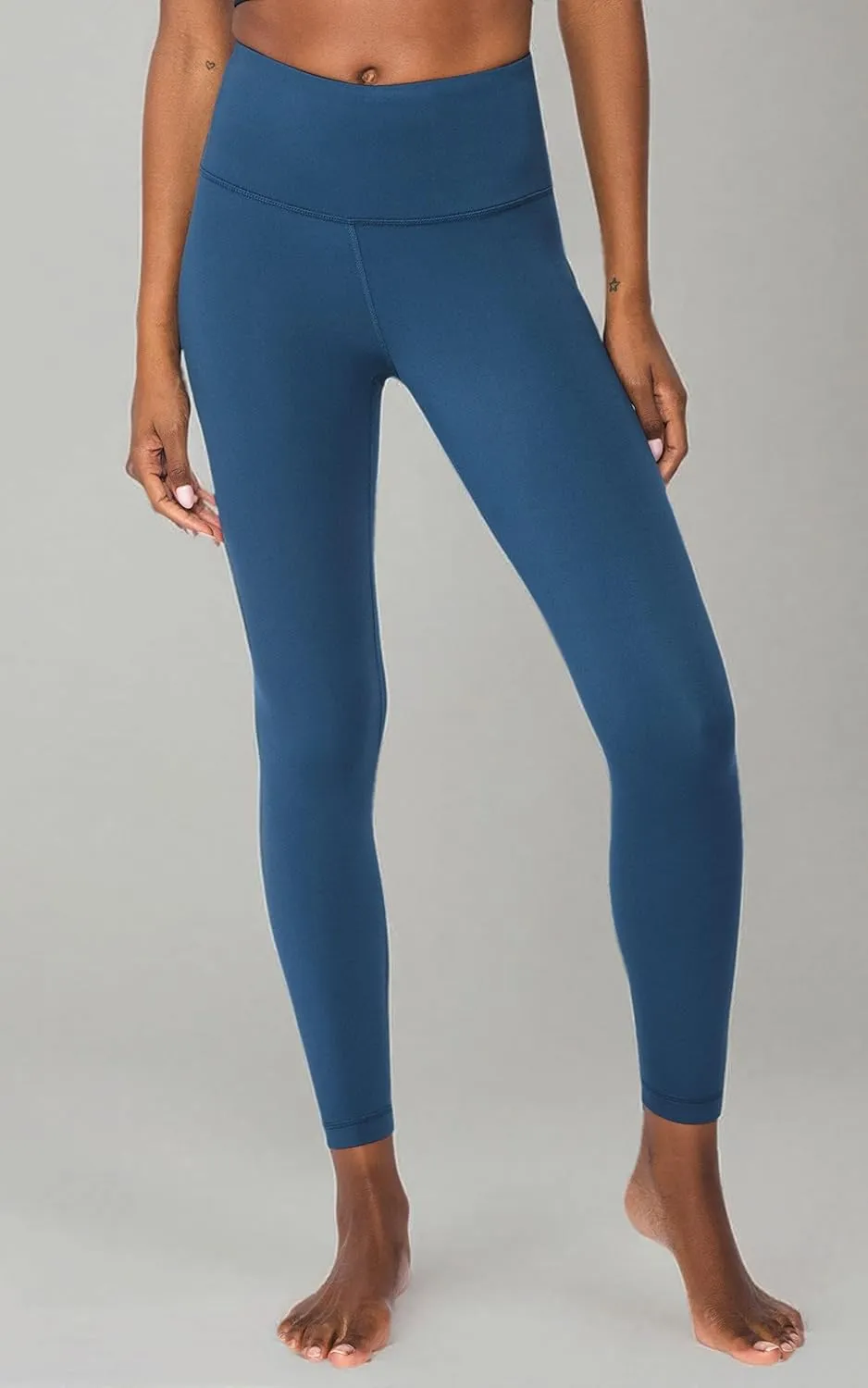 Yogalicious High Waist Ankle Legging Squat Proof Criss Cross V-Back Pant
