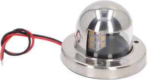 Yunseity Marine Grade LED Boat Anchor Lights, IP66 Waterproof, Low Maintenance, Energy Efficient, 135° White LED Navigation Stern Light for Marine Yachts Pontoon, 2nm Visibility
