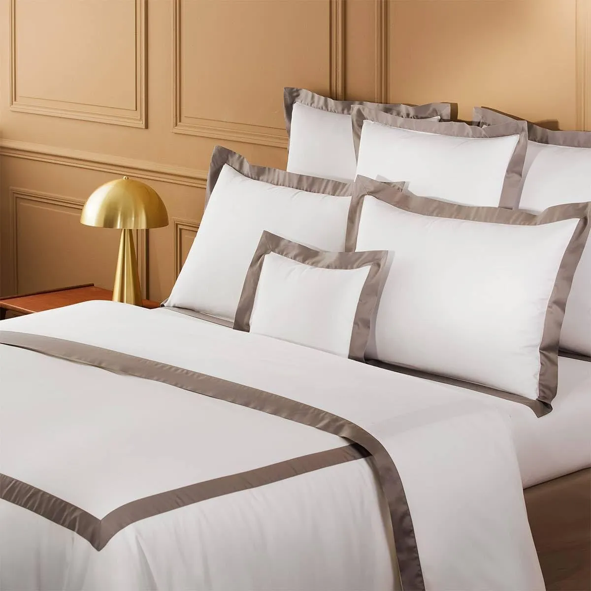 Yves Delorme Linea Platine (Platinum Grey) King 111 x 92 in Duvet Cover - Extra Soft and Warm Luxury Sheets, 100% Natural Organic French Bed Linens - Breathable and Durable